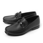  Ferragamo FERRAGAMO мокасины CROWN Loafer большой размер есть черный мужской 
