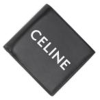 セリーヌ CELINE 2つ折り財布 小銭入れ付き BI-FOLD WALLET ブラック メンズ 10c87-3dme-38si