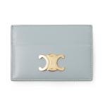 セリーヌ CELINE カードケース CARD HOLDER TRIOMPHE ブルー レディース 10l83-3dpv-07ic