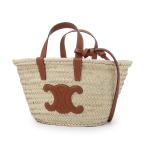 セリーヌ CELINE バスケット 2WAY Teen Triomphe かごバッグ ブラウン レディース 11383-2efa-04lu