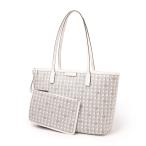 トリーバーチ TORY BURCH トートバッグ EVER READY ZIP TOTE ホワイト レディース 147748-104