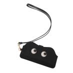アニヤ・ハインドマーチ ANYA HINDMARCH メガネケース Sunglasses Holder Eyes サングラスホルダー ブラック レディース 180283-black