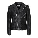 セリーヌ CELINE レザージャケット CLASSIC BIKER IN CALFSKIN BLACK ライダースジャケット ブラック メンズ 2e158-599e