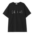 セリーヌ CELINE クルーネックTシャツ ブラック メンズ 2x51c-671q-38no