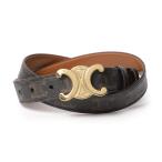 セリーヌ CELINE ベルト MEDIUM TRIOMPHE BELT ブラウン レディース 45ak9-2aco-04lu