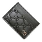 グッチ GUCCI カードケース 小銭入れ付き Gucci Signature グッチシグネチャー ブラック メンズ 473927-cwc1n-1000