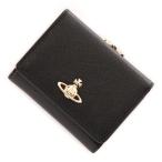 ヴィヴィアンウエストウッド Vivienne Westwood 3つ折り財布 小銭入れ付き VICTORIA SMALL ブラック レディース 51010018-40565-n404-black