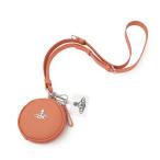 ヴィヴィアンウエストウッド Vivienne Westwood フォンケース SAFFIANO PHONE LANYARD バッグチャームポーチ オレンジ レディース 53020088u-s000b-f401-orange