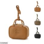ショッピングミュウミュウ ミュウミュウ miu miu ポーチ BEAU LEATHER MICRO-BAG ミニバッグチャーム レディース 5nr036-af8w-f0046