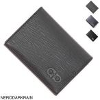 ショッピングフェラガモ フェラガモ FERRAGAMO (Salvatore Ferragamo) カードケース CARD CASE 名刺入れ メンズ 66a062-0733302-nero-darkrain