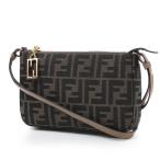 フェンディ FENDI チェーン付き クラッチバッグ ショルダーバッグ ブラウン レディース 8bs073-ad23-f1ge3
