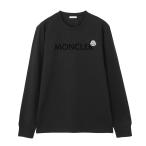 モンクレール MONCLER 長袖Tシャツ ブラック メンズ 8d00009-89ayy-999