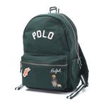 ショッピングラルフローレン ポロラルフローレン POLO RALPH LAUREN バックパック RLAN VARSITY BACKPACK リュックサック KIDS キッズ ガールズ ボーイズ グリーン メンズ レディース