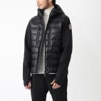 モンクレール グルノーブル MONCLER GRENOBLE ダウン切り替え ジップアップパーカ ブラック メンズ 9b00012-c9043-999