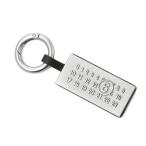 ショッピングキーリング エムエム 6 メゾンマルジェラ MM6 Maison Margiela キーリング NUMERIC TAG KEYRING バッグチャームMIX シルバー レディース sa5ua0005-p8885-t8013