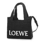 ショッピングLOEWE ロエベ LOEWE トートバッグ 3WAY LOEWE FONT TOTE MINI ショルダーバッグ ブラック レディース alf1v46x01-1100