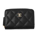 シャネル CHANEL コインケース MATELASSE コンパクトウォレット ブラック レディース ap0216-y01864-c3906