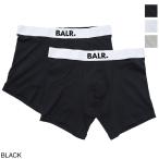 ショッピングボクサーパンツ ボーラー BALR. ボクサーパンツ 2枚セット メンズ balr-trunks-2pack-black