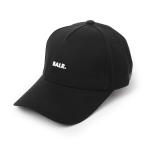 ボーラー BALR. ベースボールキャップ Brond Cotton Cap 5パネルキャップ ブラック メンズ brand-cotton-cap-jetblack