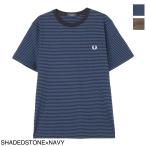 フレッドペリー FRED PERRY クルーネック半袖Tシャツ Fine Stripe T-Shirt メンズ m5616-r84