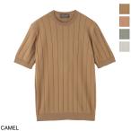 filipote low Len tisFILIPPO DE LAURENTIIS вырез лодочкой короткий рукав вязаный CREWNECK SWEATER SS CREPE COTTON блинчики хлопок большой размер есть мужской 