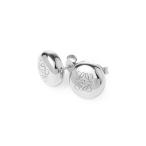 ロエベ LOEWE ピアス ANAGRAM PEBBLE STUD EARRINGS シルバー レディース j821239x23-1160