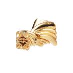 ショッピングロエベ ロエベ LOEWE 片耳ピアス TWISTED ANAGRAM SINGLE EARRING シングルピアス ゴールド レディース j821239x26-8130