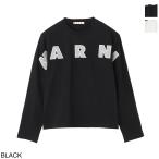 マルニ MARNI クルーネック 長袖Tシャツ ロンT ロゴ KIDS キッズ ガールズ レディース m01263-m00rf-0m90d