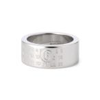MM6 кольцо mezzo n Margiela MM6 Maison Margiela NUMERIC MINIMAL SIGNATURE RING кольцо серебряный мужской 