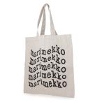 【ネコポス対応(1点まで)】マリメッコ marimekko トートバッグ Vankka Logo Placement Kioski bag ホワイト レディース 094599-890