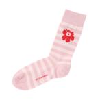マリメッコ marimekko 靴下 Kasvaa Tasaraita Unikko One Kioski socks ソックス ピンク レディース 095366-333