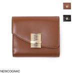 フェラガモ FERRAGAMO 3つ折り財布 小銭入れ付き FIAMMA コンパクトウォレット レディース 220696-0775206-newcognac