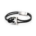 フェラガモ FERRAGAMO ブレスレット GANCINI BRACELET ブラック メンズ 770141-712417-black-pldlucido