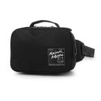 ショッピングウエストバッグ メゾンキツネ MAISON KITSUNE ウエストバッグ THE TRAVELLER BUMBAG ブラック メンズ mm05162wq1001-p199-black