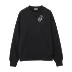 ヌメロヴェントゥーノ N°21 スウェットシャツ CREWNECK SWEATSHIRT WITH CURSIVE LOGO KIDS キッズ ガールズ ブラック レディース n2105rn0179-n21s243f-0n900