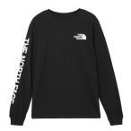 ノースフェイス THE NORTH FACE クルーネック 長袖Tシャツ M L/S HIT GRAPHIC TEE ブラック メンズ nf0a811p-ky4