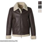 エンメティ EMMETI レザージャケット ORWELL ムートンジャケット 大きいサイズあり メンズ orwell-sp-mouton-shaved-chocolate