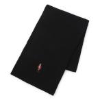 ポロラルフローレン POLO RALPH LAUREN マフラー スカーフ ブラック メンズ pc1300-001