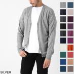 ジョンスメドレー JOHN SMEDLEY カーディガン PETWORTH エクストラファインメリノウール 30ゲージ STANDARD FIT メンズ petworth-silver
