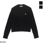ショッピングbaby メゾンキツネ MAISON KITSUNE カーディガン BABY FOX PATCH FITTED CARDIGAN ベイビー フォックス レディース pw00506kt1006-p199-black