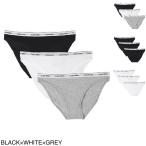カルバンクライン Calvin Klein ビキニ ショーツ 3枚セット ICON LOGO レディース 000qd5207e-mpi