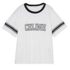 セリーヌ CELINE クルーネックTシャツ TSHIRT LOOSE CELINE COLLEGE ホワイト メンズ rx02n-671q-01qf