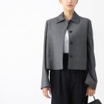 ショッピングLOEWE ロエベ LOEWE ショートジャケット BUTTON JACKET クロップドジャケット 大きいサイズあり グレー レディース s540y03x98-3047