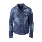 ショッピングディースクエアード ディースクエアード DSQUARED2 デニムジャケット DAN JEAN JACKET ブルー メンズ s74am1428-s30342-470