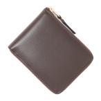 コム デ ギャルソン COMME des GARCONS 2つ折り財布 小銭入れ付き ARECALF コンパクトウォレット ブラウン メンズ レディース sa7100-brown