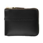 コム デ ギャルソン COMME des GARCONS 2つ折り財布 小銭入れ付き TRIPLE STITCH ブラック メンズ レディース sa7100ts-black