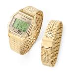 ショッピングデジタル MM6 Maison Margiela 腕時計 MM6 × Timex T80 ギフトセット ブレスレット タイメックス コラボ 3気圧防水 ナンバリングロゴ デジタルウォッチ