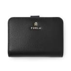 フルラ FURLA 2つ折り財布 小銭入れ付き FURLA CAMELIA COMPACT WALLET S コンパクトウォレット ブラック レディース wp00315-are000-o6000-nero