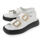 トッズ TODS サンダル GOLDEN CALF ホワイト レディース xxw11k0fh50midb001
