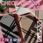 iPhone7/iPhone7Plus/iPhone8/iPhone8Plus■チェックデザインケース■ 手帳 ケース カバー バーバリー チェック ノバチェック iphone